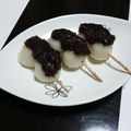 碧きりん's cooksnap of when they made 白玉粉で簡単あん団子.
