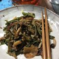 モリマコ＠'s cooksnap of when they made じゃが芋と空心菜のオイスター炒め.