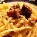 Nöööla♡'s cooksnap of when they made 柚子胡椒で★和風カルボナーラ.