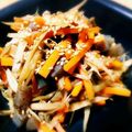 Aloha☆★'s cooksnap of when they made きんぴらごぼう.