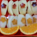 ちーゆづアーちゃん☆'s cooksnap of when they made ❤簡単♪リンゴの飾り切り❤.