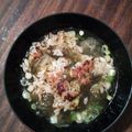 inLondon's cooksnap of when they made とろろ昆布の即席おこげ.
