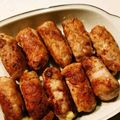 クックLM6F92☆'s cooksnap of when they made 冷凍可♡弁当にも！ちくわチーズの豚肉巻き.