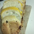 1035's cooksnap of when they made HBで、コーンとハムのふわふわ食パン.