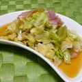 ｇａｂｉｂｉ's cooksnap of when they made キャベツのホットサラダ♪わさびの風味で.