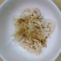 福はぶた猫's cooksnap of when they made 鳥胸肉料理で余った皮で 鶏皮の湯引き.