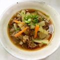 あっこ姉's cooksnap of when they made 甘辛☆牛肉と根菜のスープ.