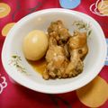 pitachan1's cooksnap of when they made 鶏手羽元とゆで卵の甘辛煮.