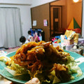 R☆112889's cooksnap of when they made 簡単失敗なし！豚肉とレタスの生姜焼き.