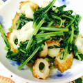 ｱｲﾊﾅ's cooksnap of when they made 大根葉っぱ 炒め ちくわ.