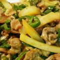 09mik's cooksnap of when they made シャキシャキポテトで青椒肉絲.