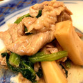 ビルメリー's cooksnap of when they made 豚肉とれんこんと小松菜のオイスター炒め♬.