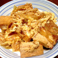  しー's cooksnap of when they made 親父も大好き！厚揚げ豆腐の卵とじ！.