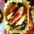 麻菜花's cooksnap of when they made (σ・∀・)σ「ポークビッツ」の炒り玉子.