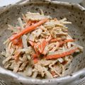 ハナレ's cooksnap of when they made 切干大根とゴボウのゴママヨ和え.