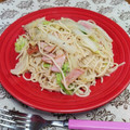 もえちゃんはは's cooksnap of when they made 昆布茶の旨味♡白菜の柚子胡椒パスタ☆彡.