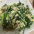 ☆tomo_☆'s cooksnap of when they made お弁当に蕪の葉の玉子炒め.