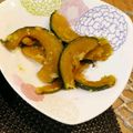 みさき_123's cooksnap of when they made かぼちゃのにんにくバター炒め.