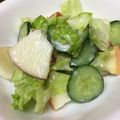 卵せんべい's cooksnap of when they made リンゴサラダ.