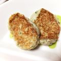 クックOOYGNG☆'s cooksnap of when they made 【離乳食】里芋と鯛のおやき.