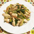 ゆにこーん☆'s cooksnap of when they made セロリとささみの塩炒め.