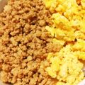 ハリネズミYK's cooksnap of when they made 二色丼.