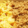ハリネズミYK's cooksnap of when they made 二色そぼろ丼.