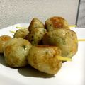 偽獅童's cooksnap of when they made もっちり♪れんこん梅だんご(*´∀｀).