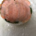 93HINA's cooksnap of when they made スモークサーモンの富山の鱒寿司風.