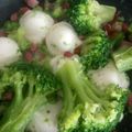 kuminnie's cooksnap of when they made ブロッコリーとベーコンとモッツァレラ炒め.