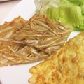 ＊ひよりんご＊'s cooksnap of when they made ワインに★牛蒡のチーズガレット.