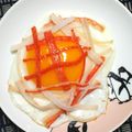 nosso's cooksnap of when they made カニカマon目玉焼き✿.
