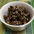clover♡3's cooksnap of when they made むかごの甘味噌炒め.