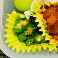 pipisis's cooksnap of when they made オクラの胡麻和え.