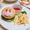 shibatama's cooksnap of when they made アンパンマンバーガー♪キャラパン.