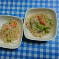 ととろ＆めい's cooksnap of when they made 寿司酢で簡単☆春雨サラダ.