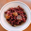 ひろよーん's cooksnap of when they made 黒米入り栗ごはん.
