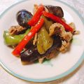 yesmama's cooksnap of when they made 豚肉と茄子・ピーマンの炒め煮.