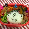 いちごクリームパン's cooksnap of when they made ジャイアン☆キャラ弁♪ドラえもんの友だち.