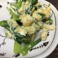 卵せんべい's cooksnap of when they made あと一品 チンゲン菜で卵とじ.
