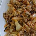 やとかじゅ's cooksnap of when they made きのこたっぷり＊豚キムチ.