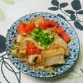 NAOばあさん's cooksnap of when they made 厚揚げとキャベツ・もやしの味噌煮♪.