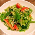 ゆいなつママ's cooksnap of when they made 水菜とツナのサラダ.