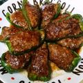 ◆あゆな◆'s cooksnap of when they made 野菜嫌いもパクパク❤️ピーマンの肉詰め.
