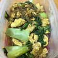 hitomi_7's cooksnap of when they made 春雨とチンゲン菜の卵炒め(°∀°*).
