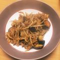 hiromi17's cooksnap of when they made 豚バラなすのさっぱり黒酢味噌炒め.