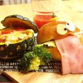 ossan３'s cooksnap of when they made ハロウィンに✨あっかんべーバーガー.