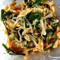 がんこママ♪'s cooksnap of when they made もやしとニラのキムチ和え.