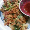 しゅじゅちゅん母さん's cooksnap of when they made カルシウムたっぷり☆小松菜と納豆のチヂミ.