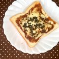 ふたごゆき's cooksnap of when they made 黒ごま黒糖チーズトースト♪.